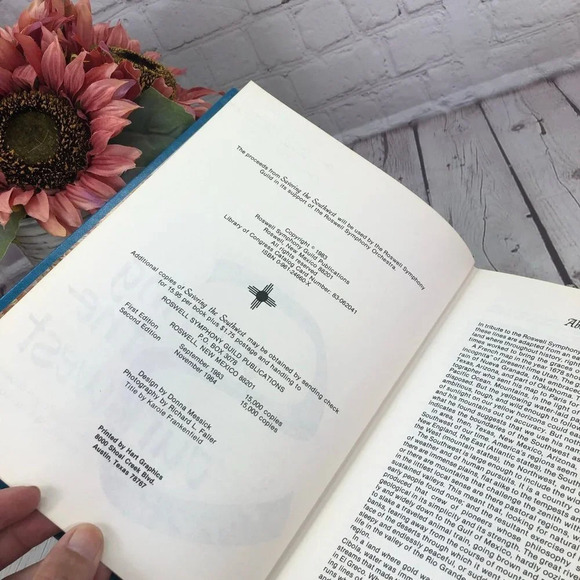 vintage savoring the southwest cookbook 1984 - Picture 5 of 7